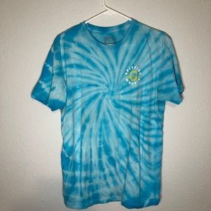 Blue tie dye spitfire t-shirt